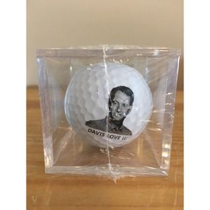 Davis Love III Photograph Golf Ball Lagardère Unlimited In Sealed Acrylic Holder